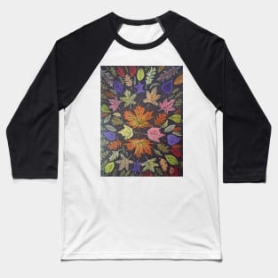 Autumn Leaves Fall Baseball T-Shirt